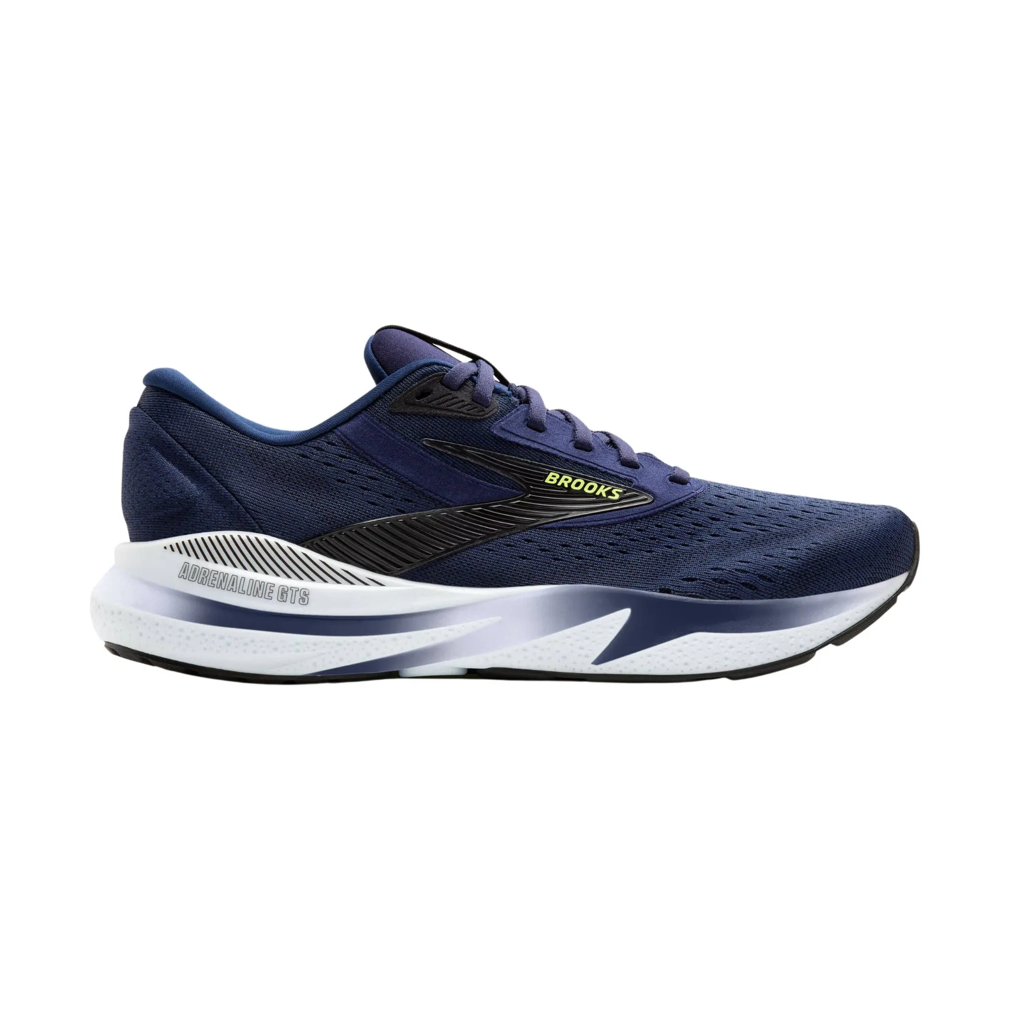 Brooks Men's Adrenaline GTS 24 Road Running Shoes - Peacoat/Black/Sharp Green