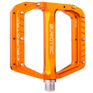 Burgtec Penthouse Flat Pedals MK5 Steel Boost Axles - Iron Bro