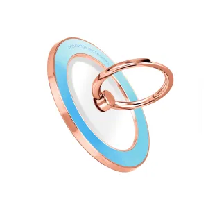 Clouds in Spring - Rose Gold MagSafe Phone Grip and Ring Holder Stand