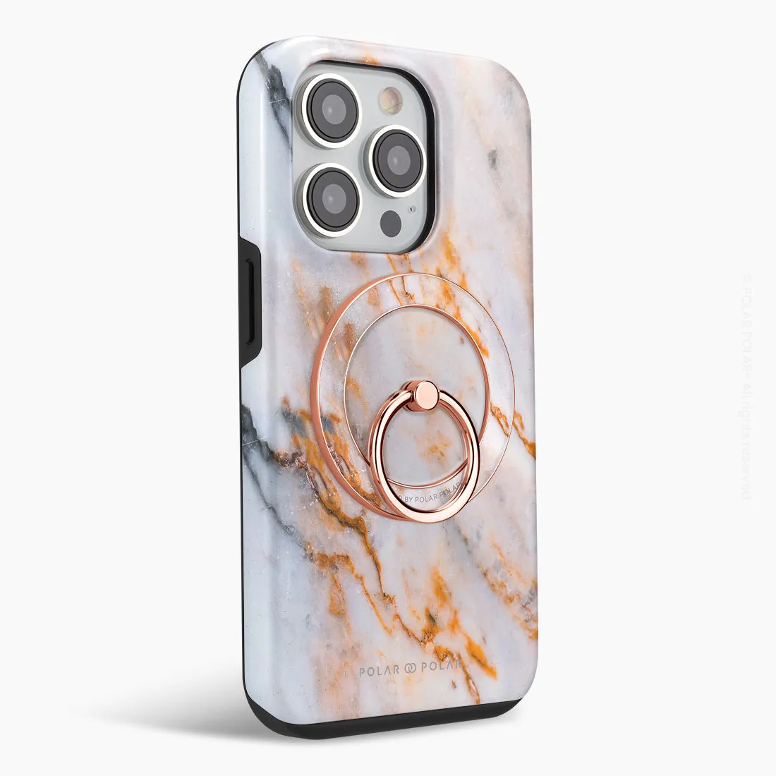 Coffee Cream - Rose Gold MagSafe Phone Grip and Ring Holder Stand