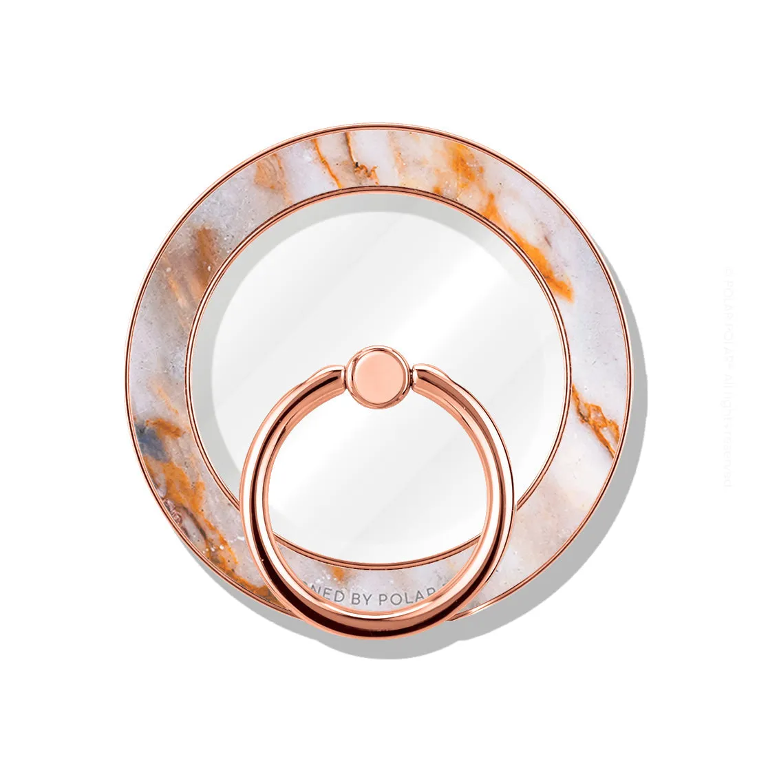 Coffee Cream - Rose Gold MagSafe Phone Grip and Ring Holder Stand