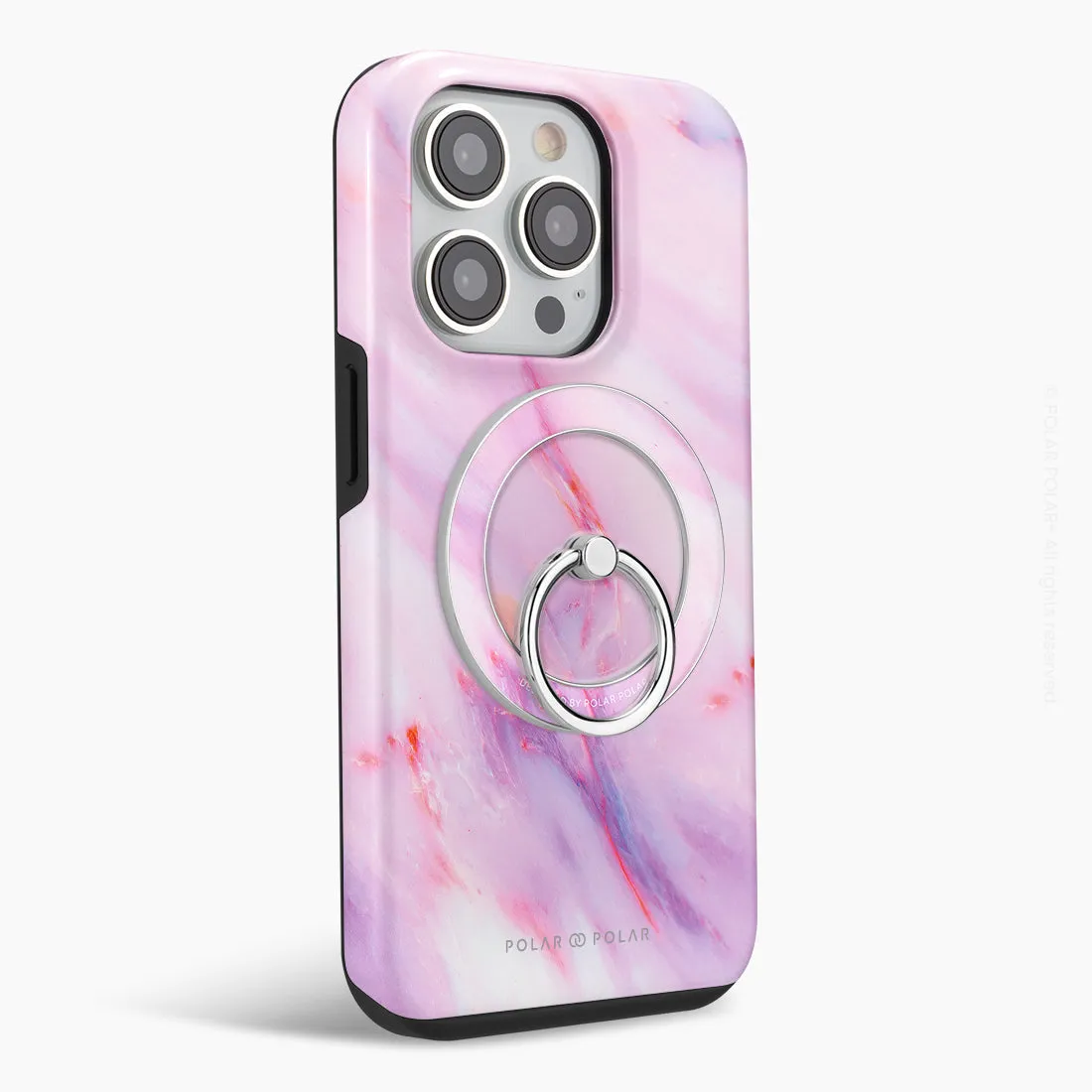 Cotton Candy - Silver MagSafe Phone Grip and Ring Holder Stand