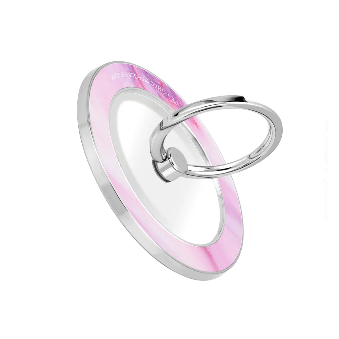 Cotton Candy - Silver MagSafe Phone Grip and Ring Holder Stand