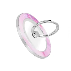 Cotton Candy - Silver MagSafe Phone Grip and Ring Holder Stand