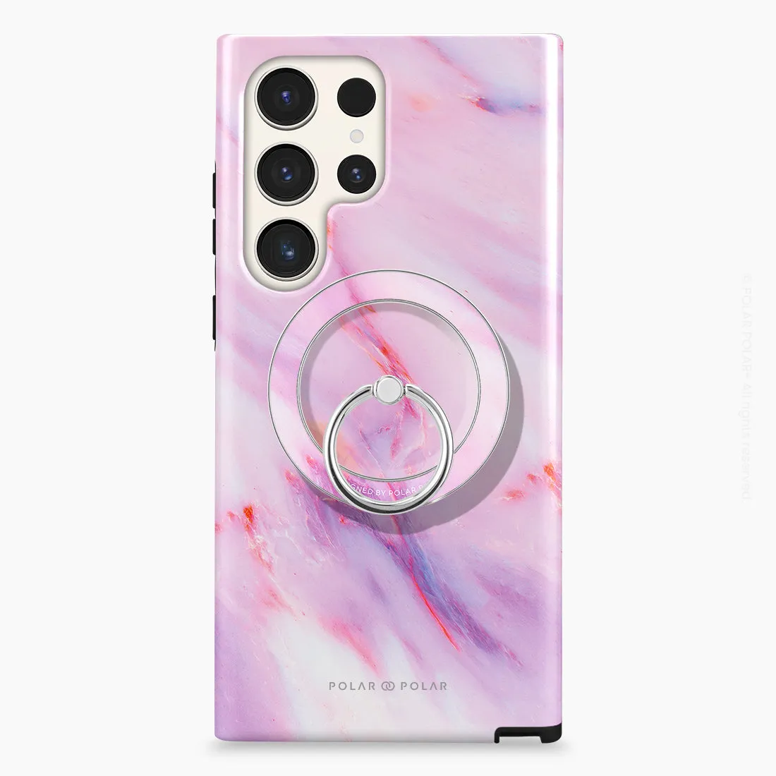 Cotton Candy - Silver MagSafe Phone Grip and Ring Holder Stand