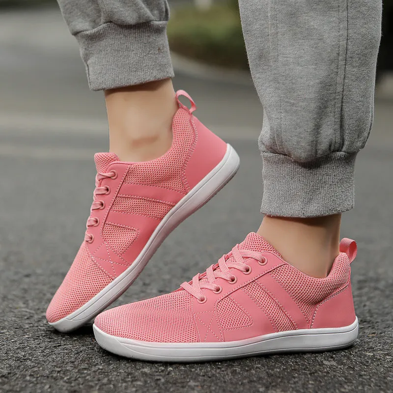 Couple Breathable Lace-up Mesh Shoes Casual Walking Sneakers Men Non-slip Running Sports Shoes Women