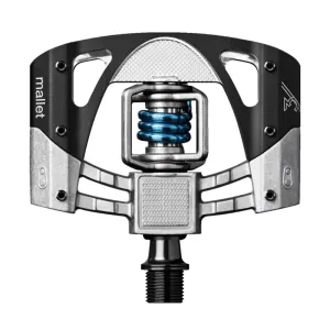Crankbrothers Pedal Mallet 3 Raw Black Light Blue Spring