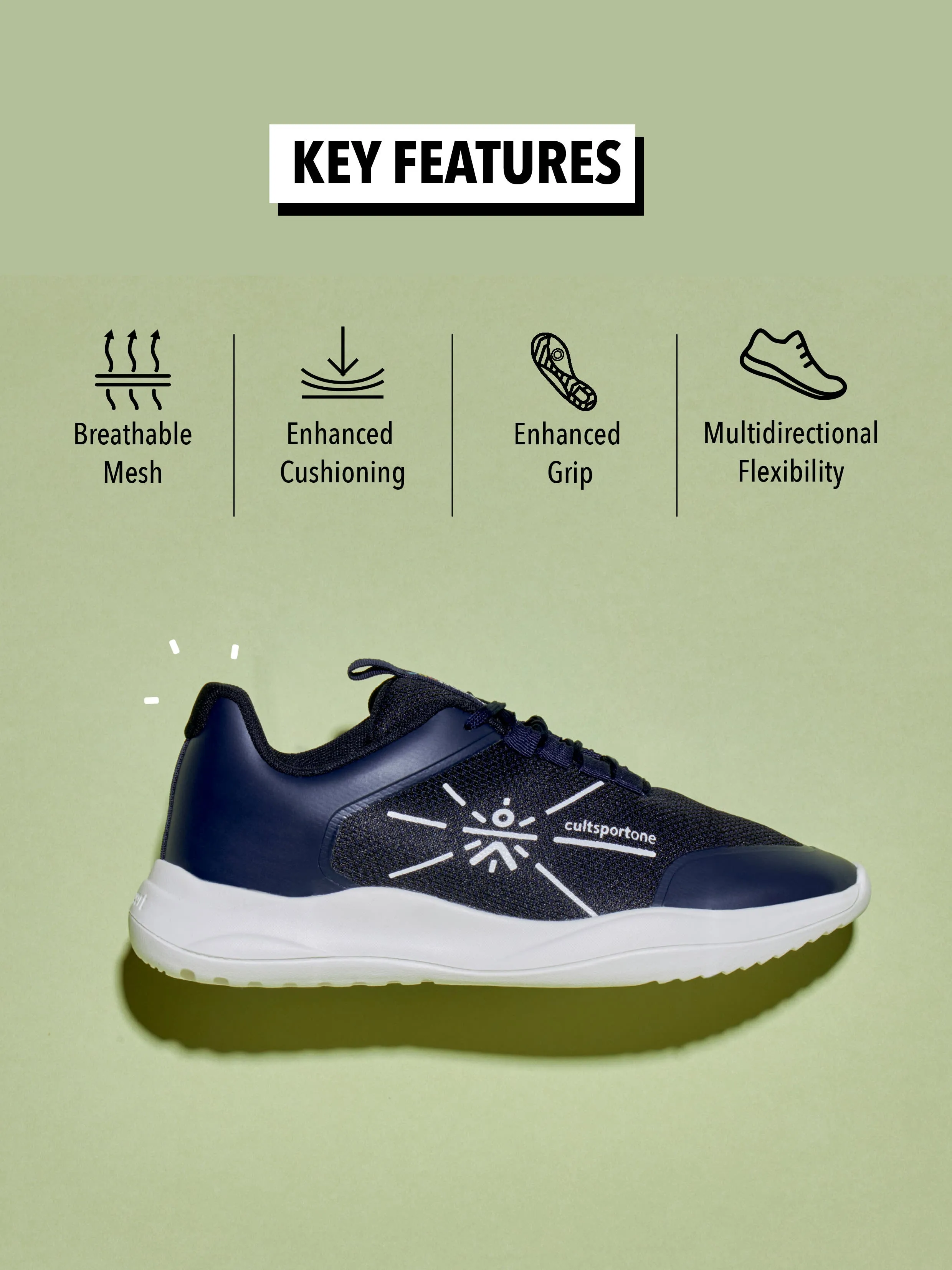cult Dash Men Running Shoes