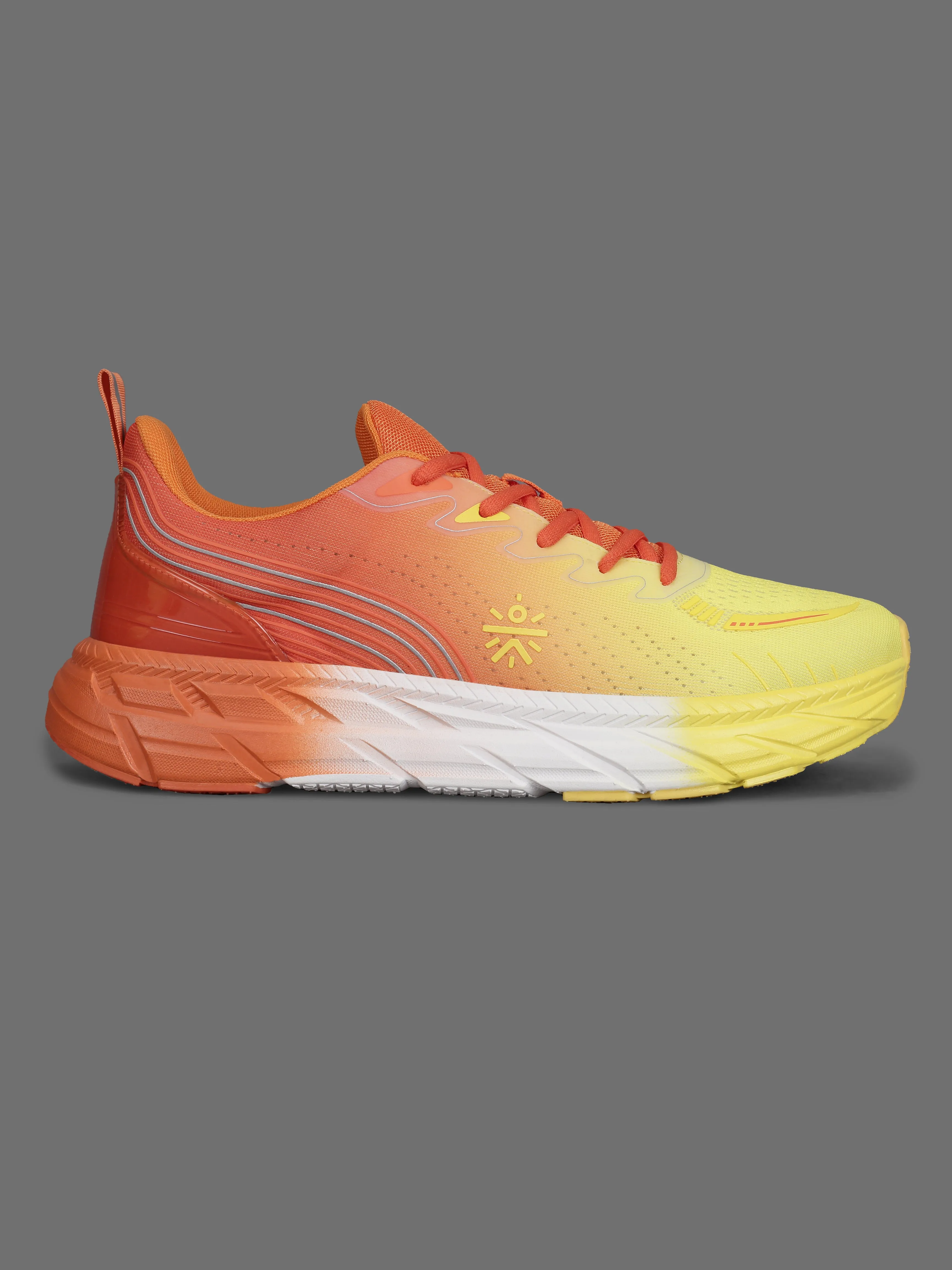 cult Men's Raptor Running Shoes - Lemon Yellow/Orange