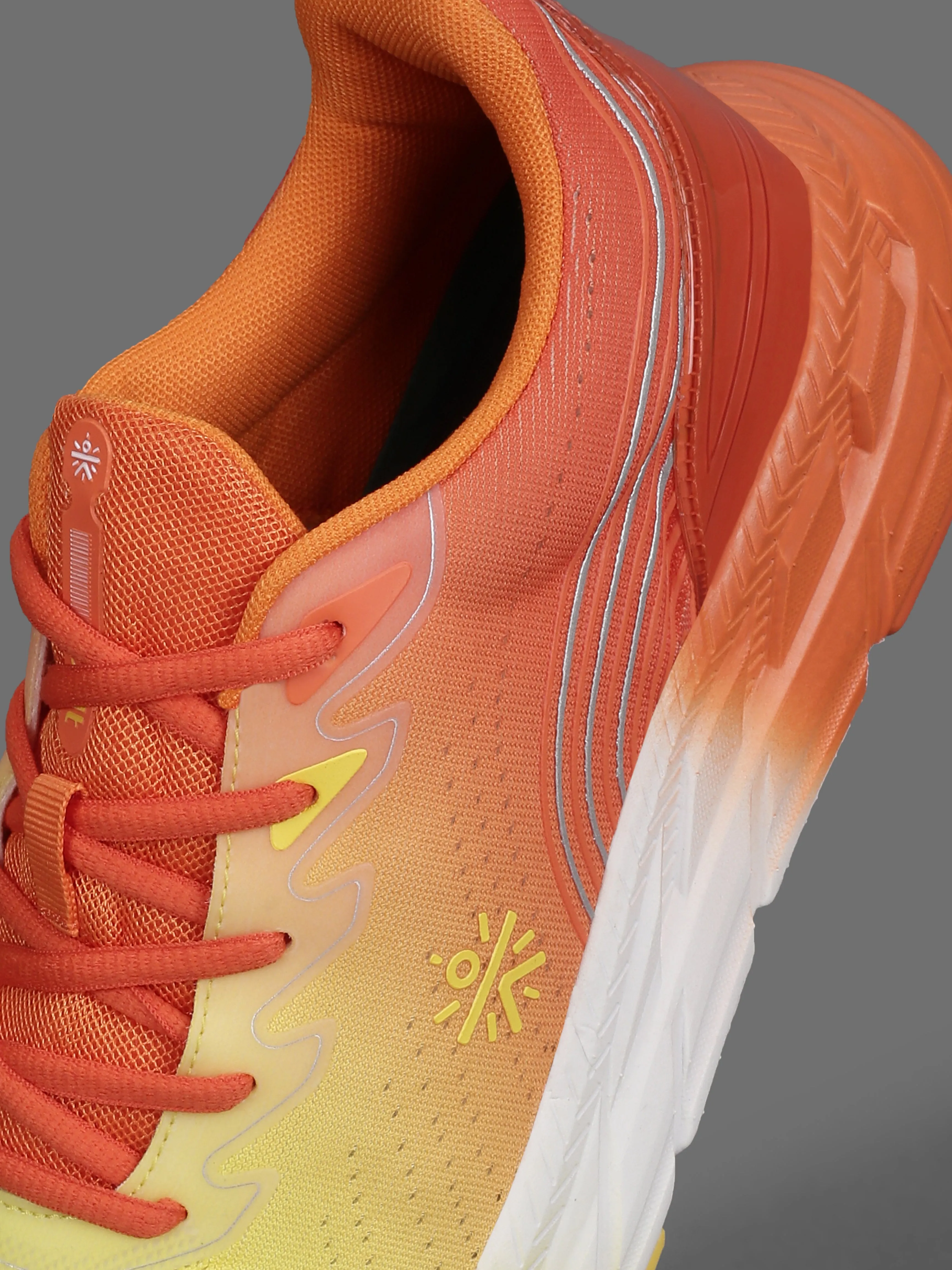 cult Men's Raptor Running Shoes - Lemon Yellow/Orange