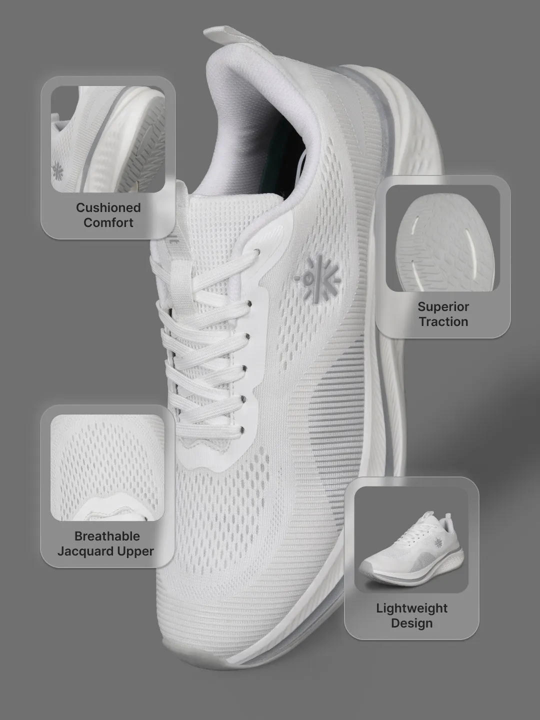 cult Men's Typhon Running Shoes - White