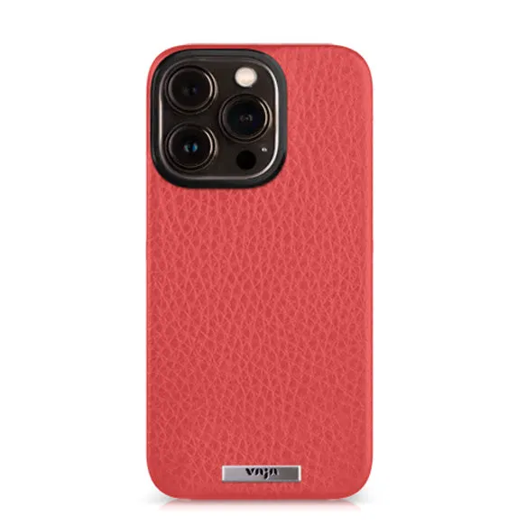 Custom Grip iPhone 15 Pro leather case
