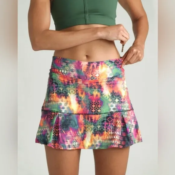 Dona Jo Jojo 2.0 Tennis Running Skort Skirt Casablanca Alambra Print Size 1