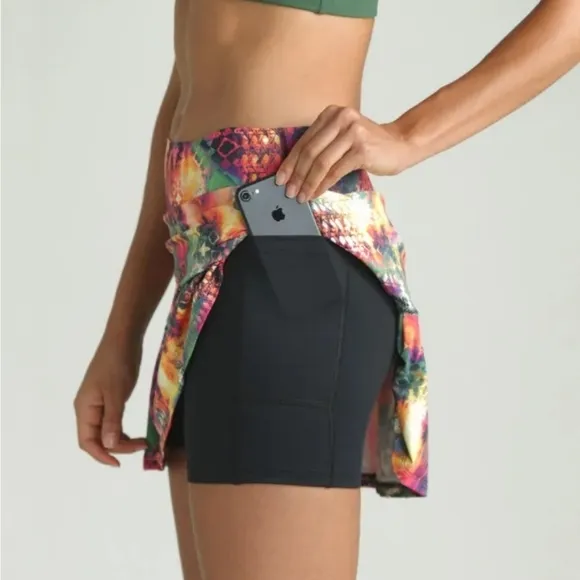 Dona Jo Jojo 2.0 Tennis Running Skort Skirt Casablanca Alambra Print Size 1