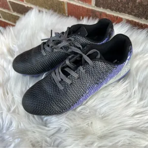 DSG Gray Purple and Silver Soccer Cleats
