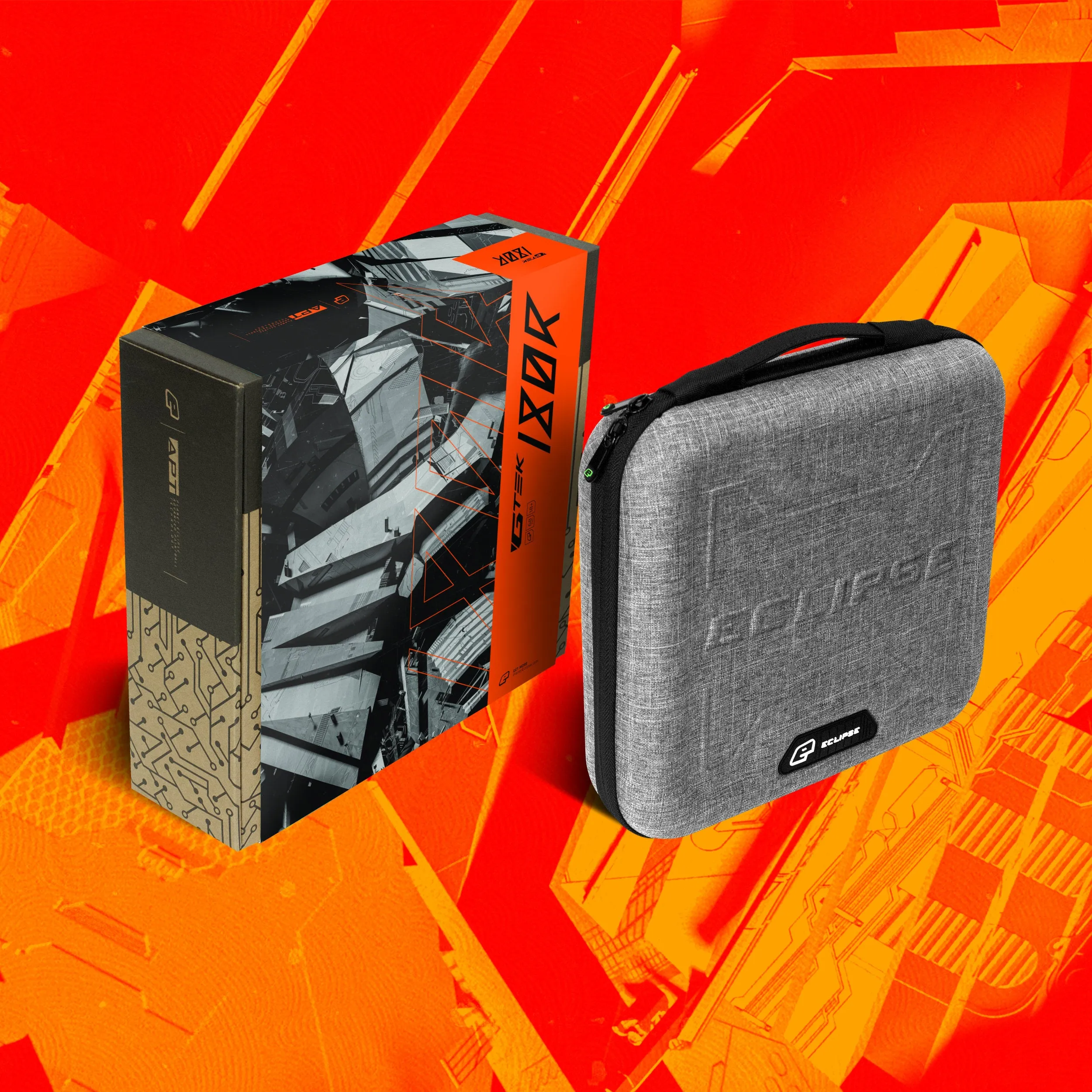 Eclipse GTek 180R Ember Storm (Charcoal/Orange)
