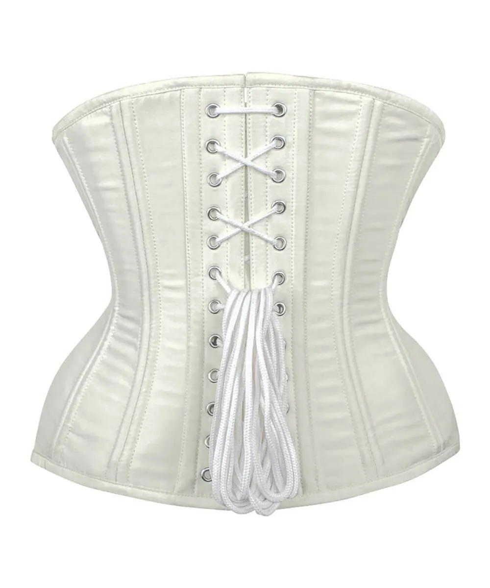 Elvis Curvy Ivory Waist Training Corset