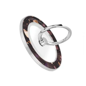 Eminence Terrazzo Gem - Silver MagSafe Phone Grip and Ring Holder Stand