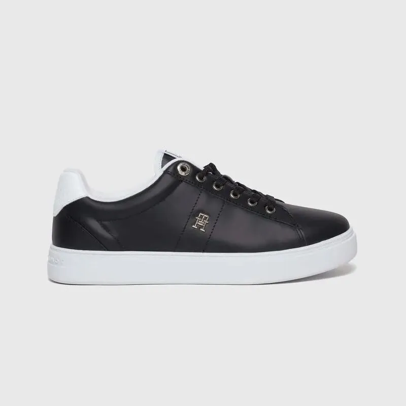 Essential Elevated Court Sneaker - Black