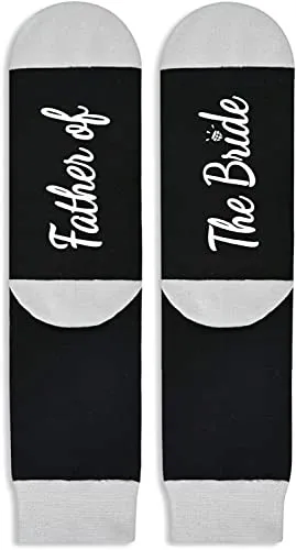 Father of the Bride Socks, Perfect Dad Gift from Bride, Wedding Socks, Unique Father of the Bride Gifts, Brides Father Gift, Wedding Day Socks, Wedding Gift