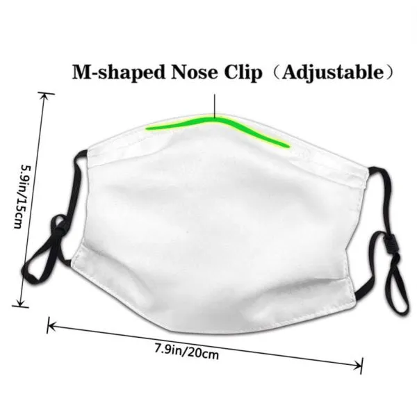 Football Face Mask Colts 3 Packs Washable Reusable Total With 6 Filters Breathable Sports Women Men Face Cover