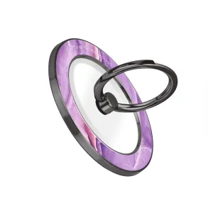 French Violet - Black MagSafe Phone Grip and Ring Holder Stand