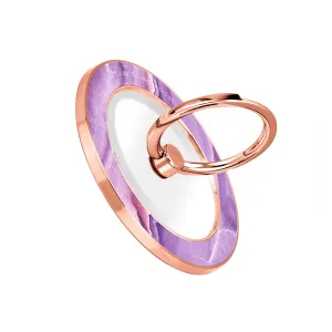 French Violet - Rose Gold MagSafe Phone Grip and Ring Holder Stand