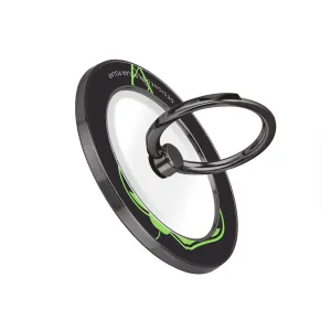 Fujisan Black Ice Cream - Black MagSafe Phone Grip and Ring Holder Stand