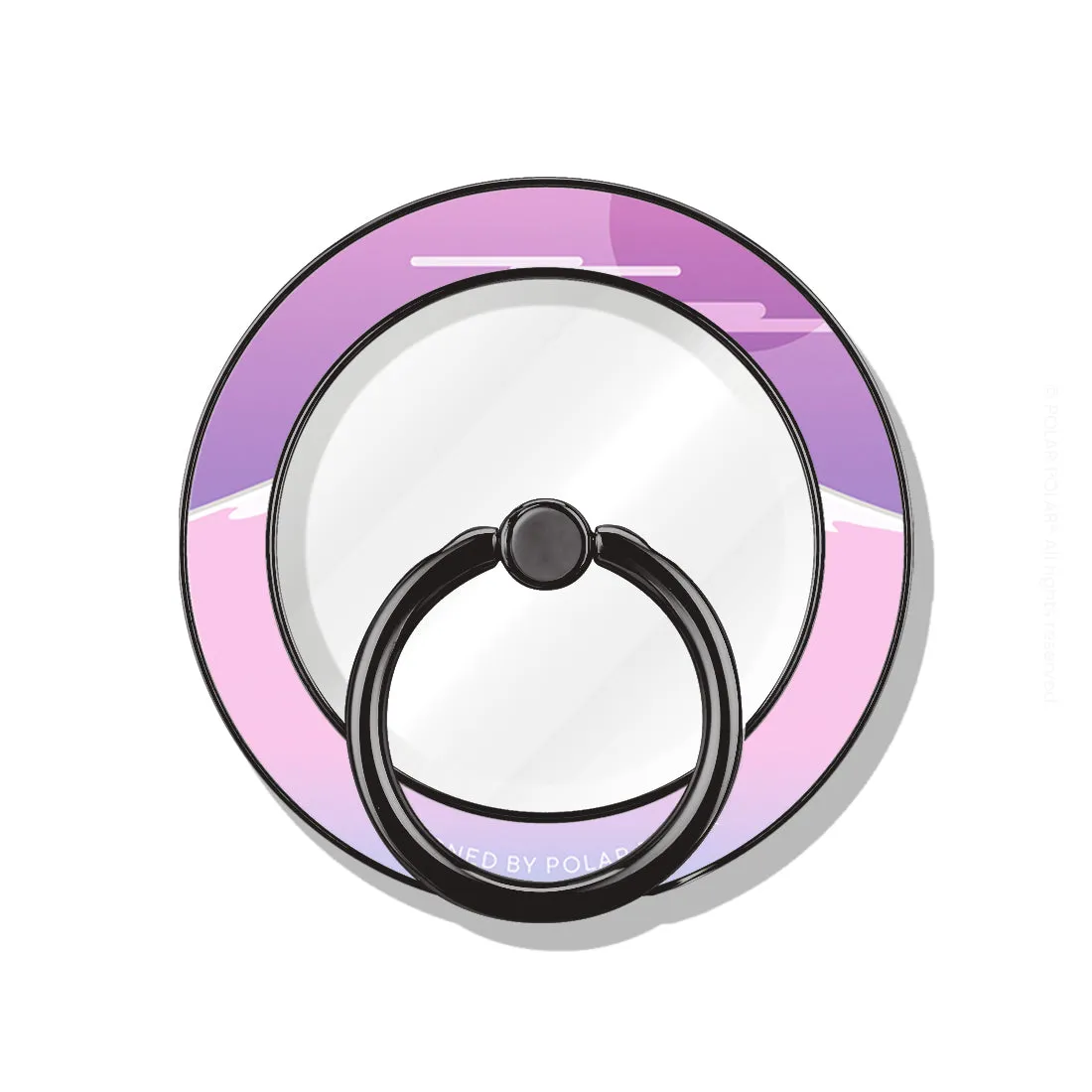 Fujisan Romance - Black MagSafe Phone Grip and Ring Holder Stand