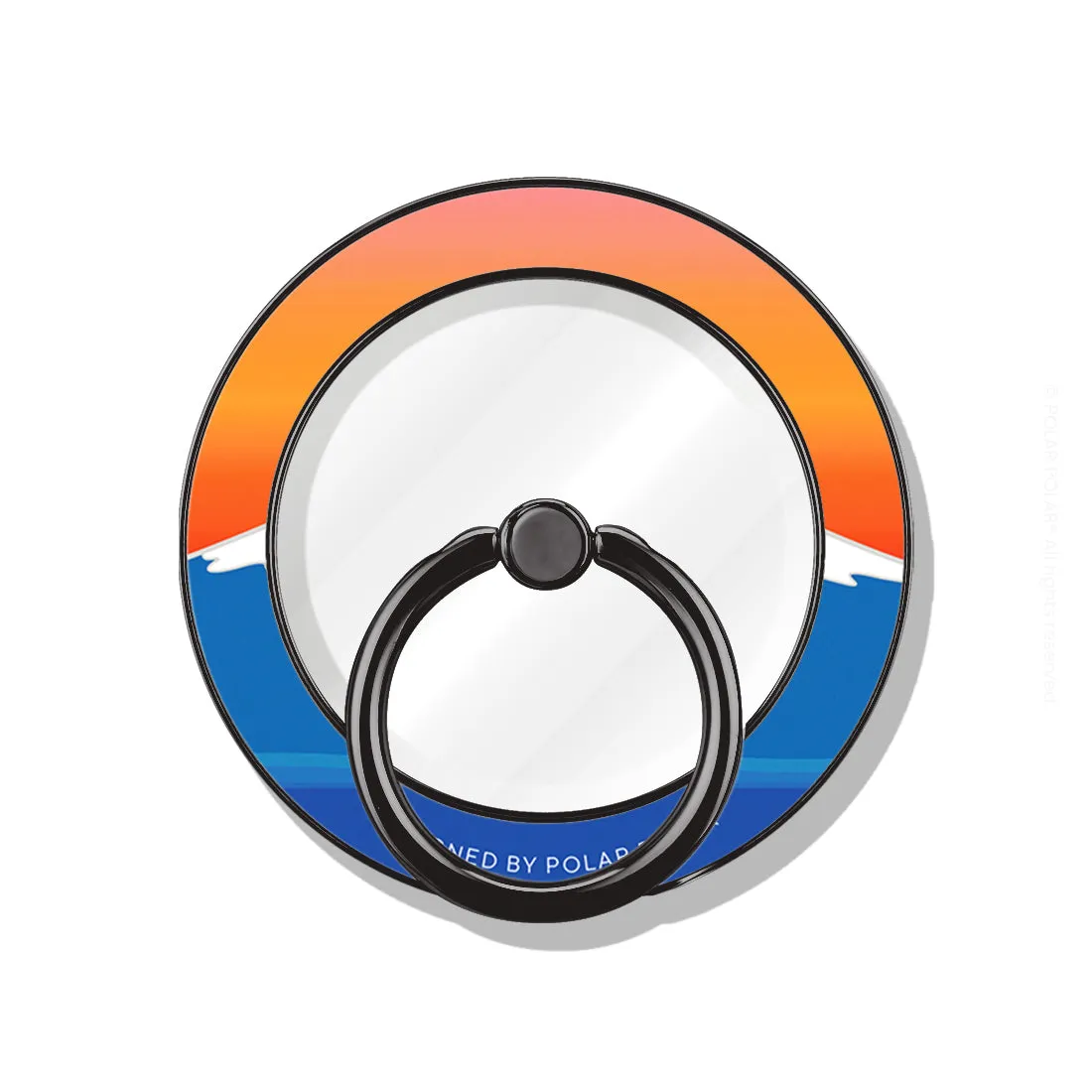 Fujisan Sunset - Black MagSafe Phone Grip and Ring Holder Stand