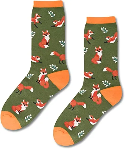 Funny Fox Gifts for Women Gifts for Her Fox Lovers Gift Cute Sock Gifts Fox Socks