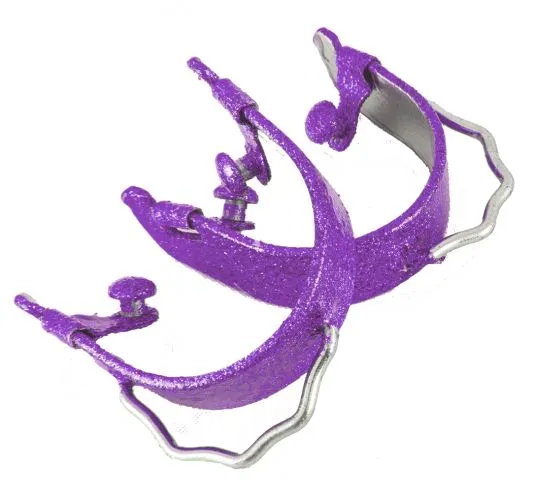 Glitter Aluminum Bumper Spurs