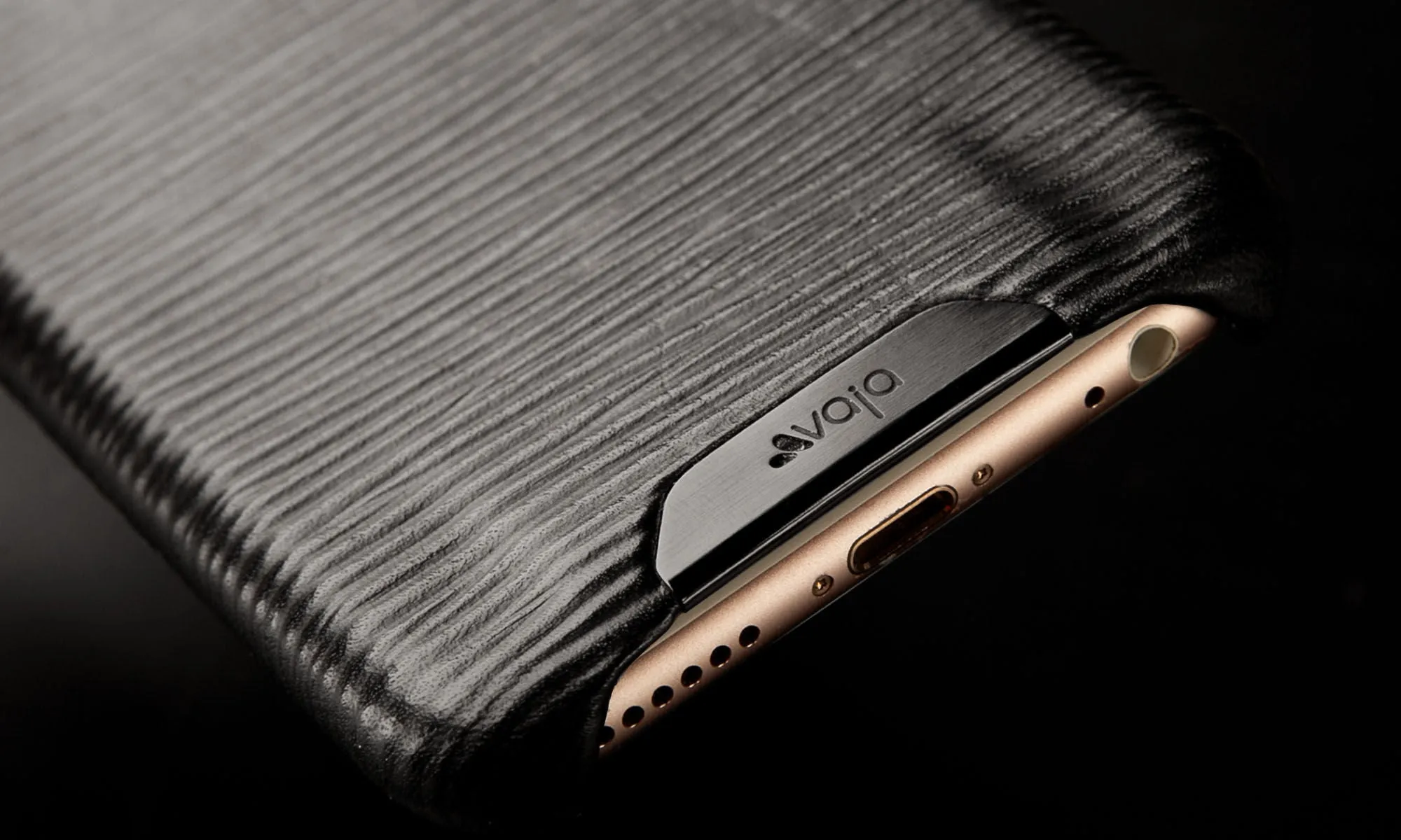 Grip Legno Nero - Black Label iPhone 6/6s Premium Leather Case