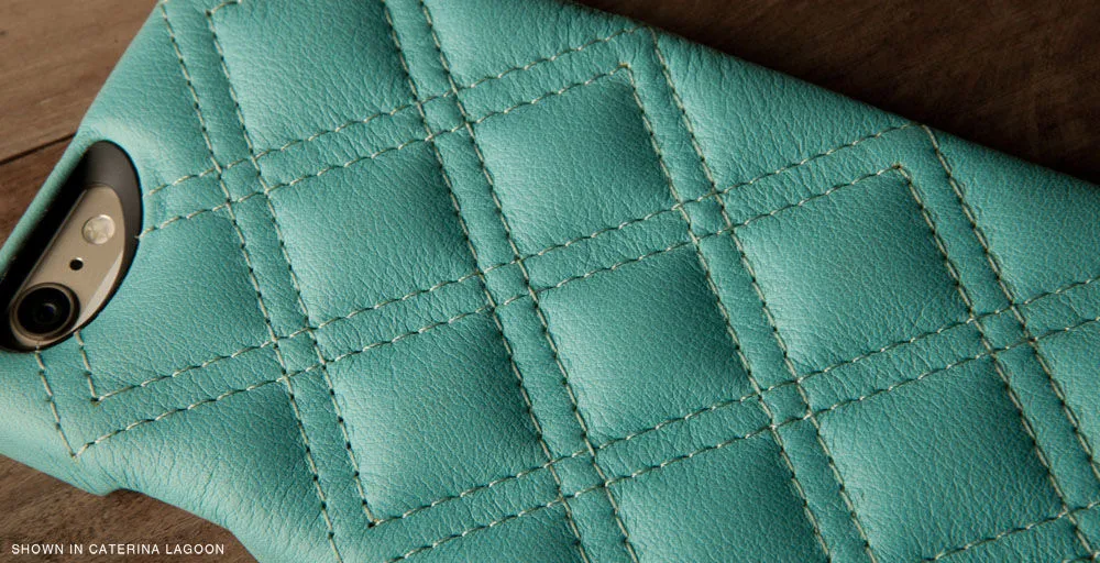 Grip Matelassé - Quilted iPhone 6 Plus/6s Plus Leather Case