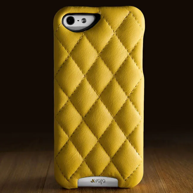 Grip Matelassé - Quilted Leather iPhone SE Case