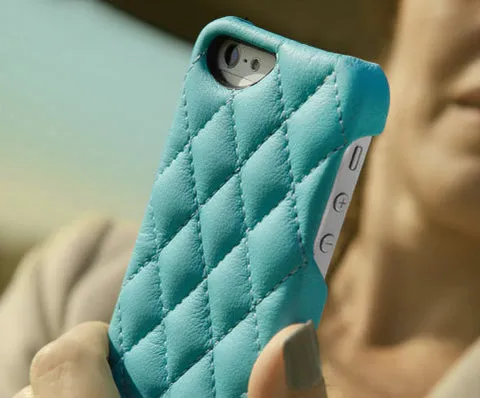 Grip Matelassé - Quilted Leather iPhone SE Case