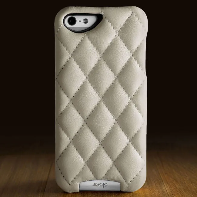 Grip Matelassé - Quilted Leather iPhone SE Case