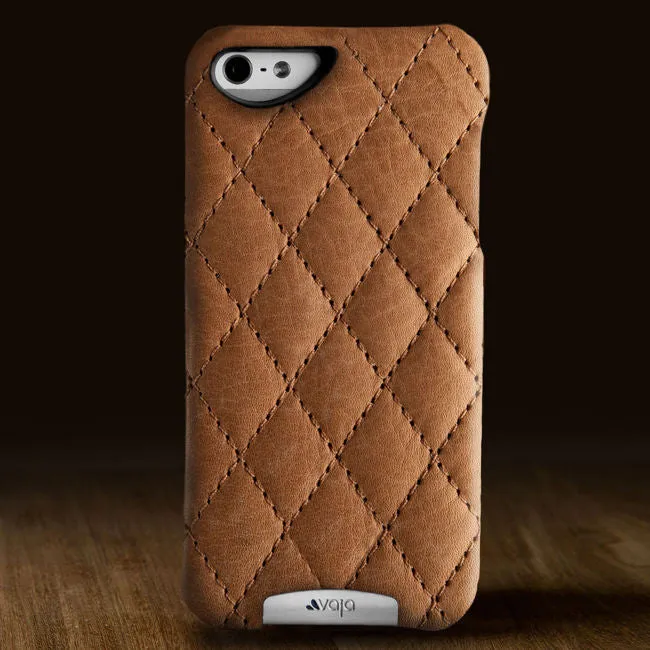 Grip Matelassé - Quilted Leather iPhone SE Case
