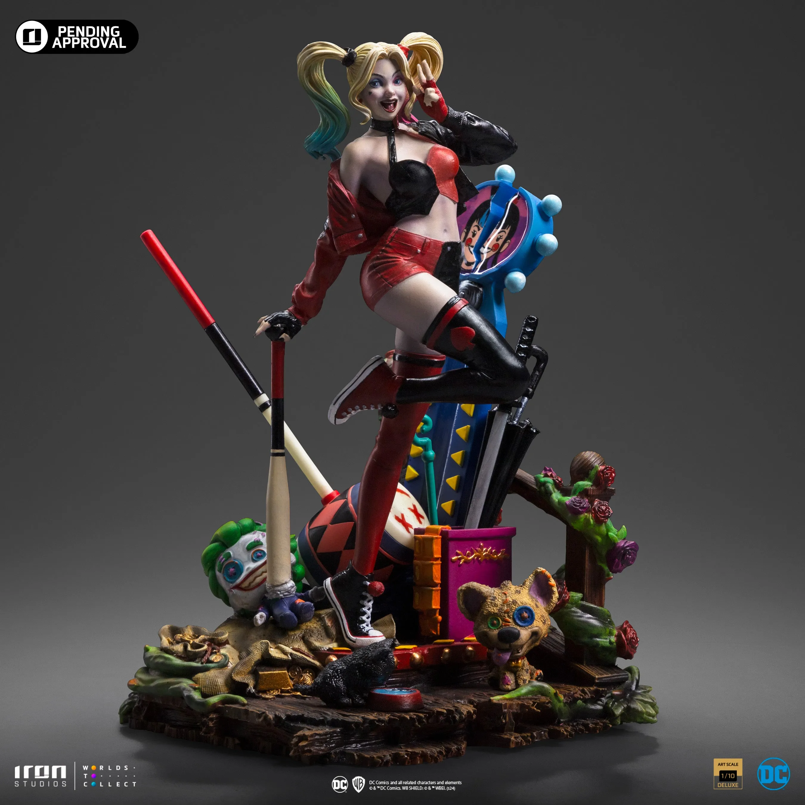 Harley Quinn Deluxe Gotham City Sirens DC Comics 1/10 Scale Statue Pre-order