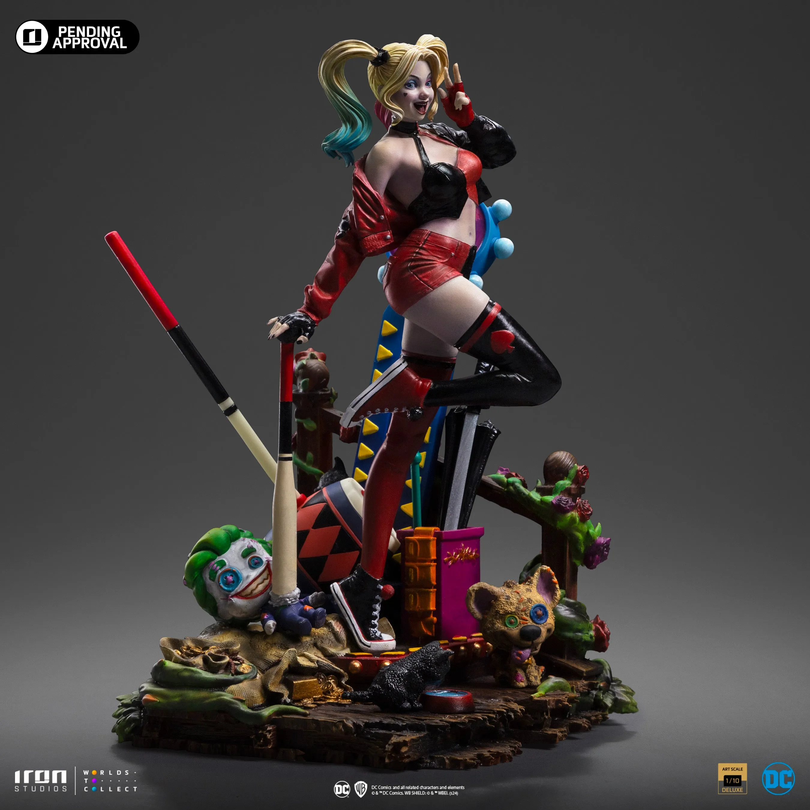 Harley Quinn Deluxe Gotham City Sirens DC Comics 1/10 Scale Statue Pre-order