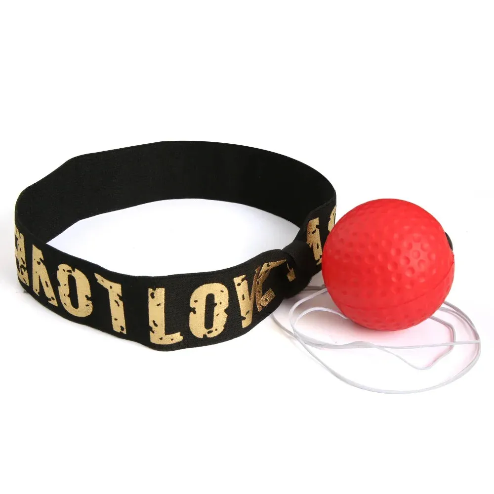 Head-Mounted Boxing Speed Ball - PU Punch Ball for MMA Sanda Training