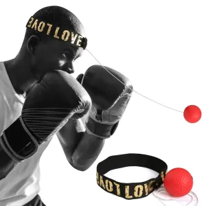Head-Mounted Boxing Speed Ball - PU Punch Ball for MMA Sanda Training