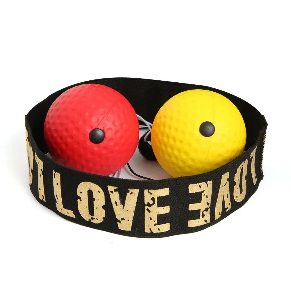 Head-Mounted Boxing Speed Ball - PU Punch Ball for MMA Sanda Training