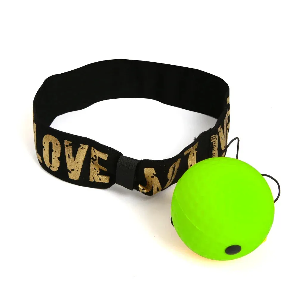Head-Mounted Boxing Speed Ball - PU Punch Ball for MMA Sanda Training
