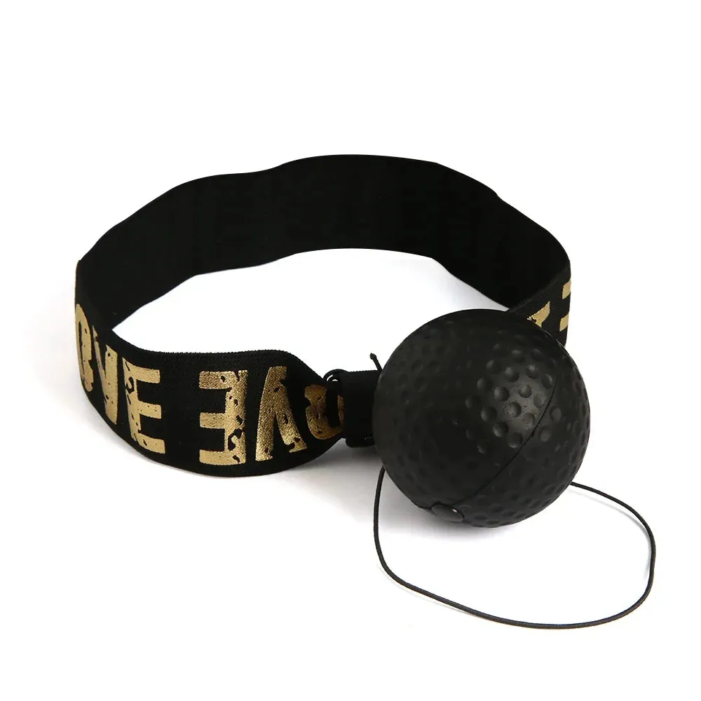 Head-Mounted Boxing Speed Ball - PU Punch Ball for MMA Sanda Training