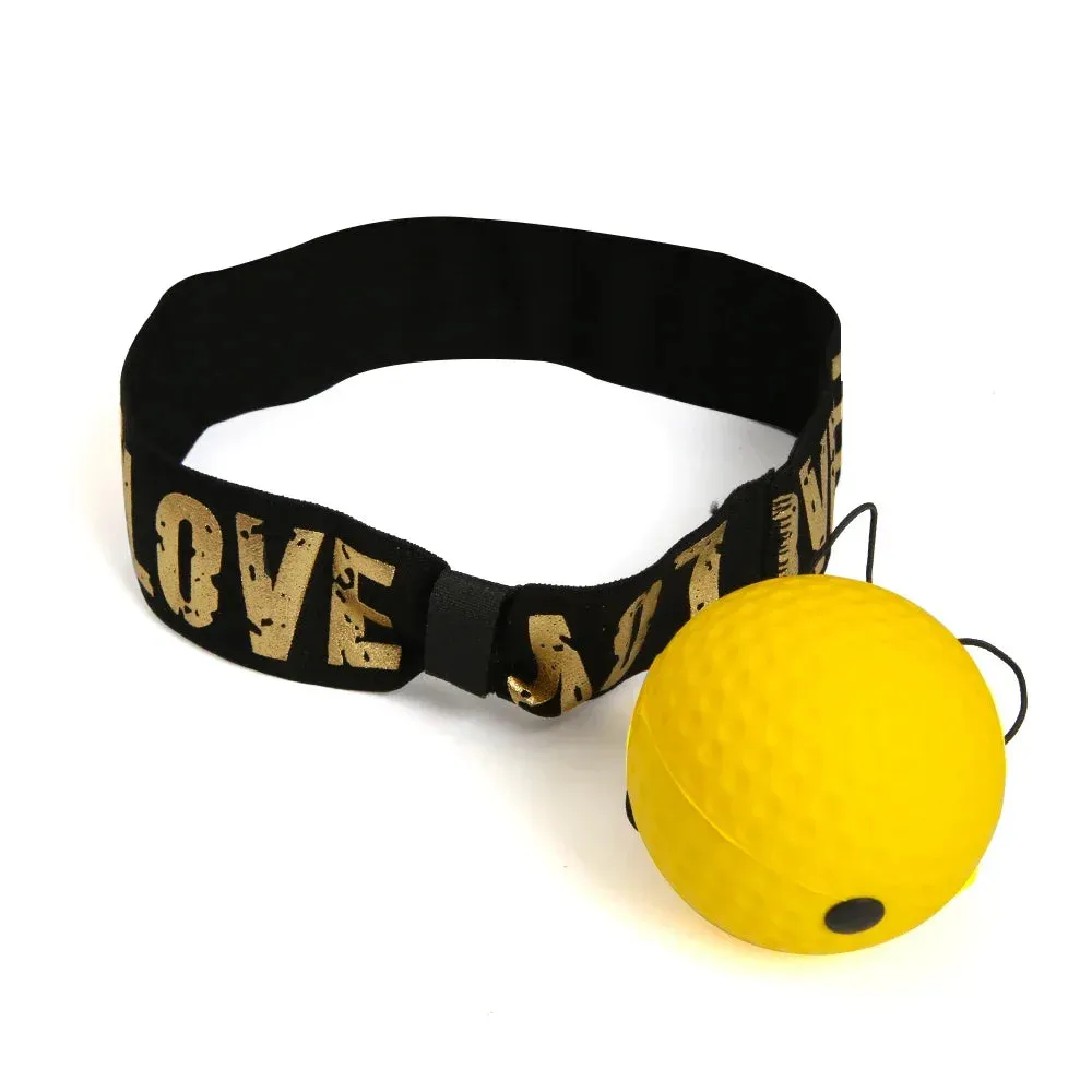 Head-Mounted Boxing Speed Ball - PU Punch Ball for MMA Sanda Training
