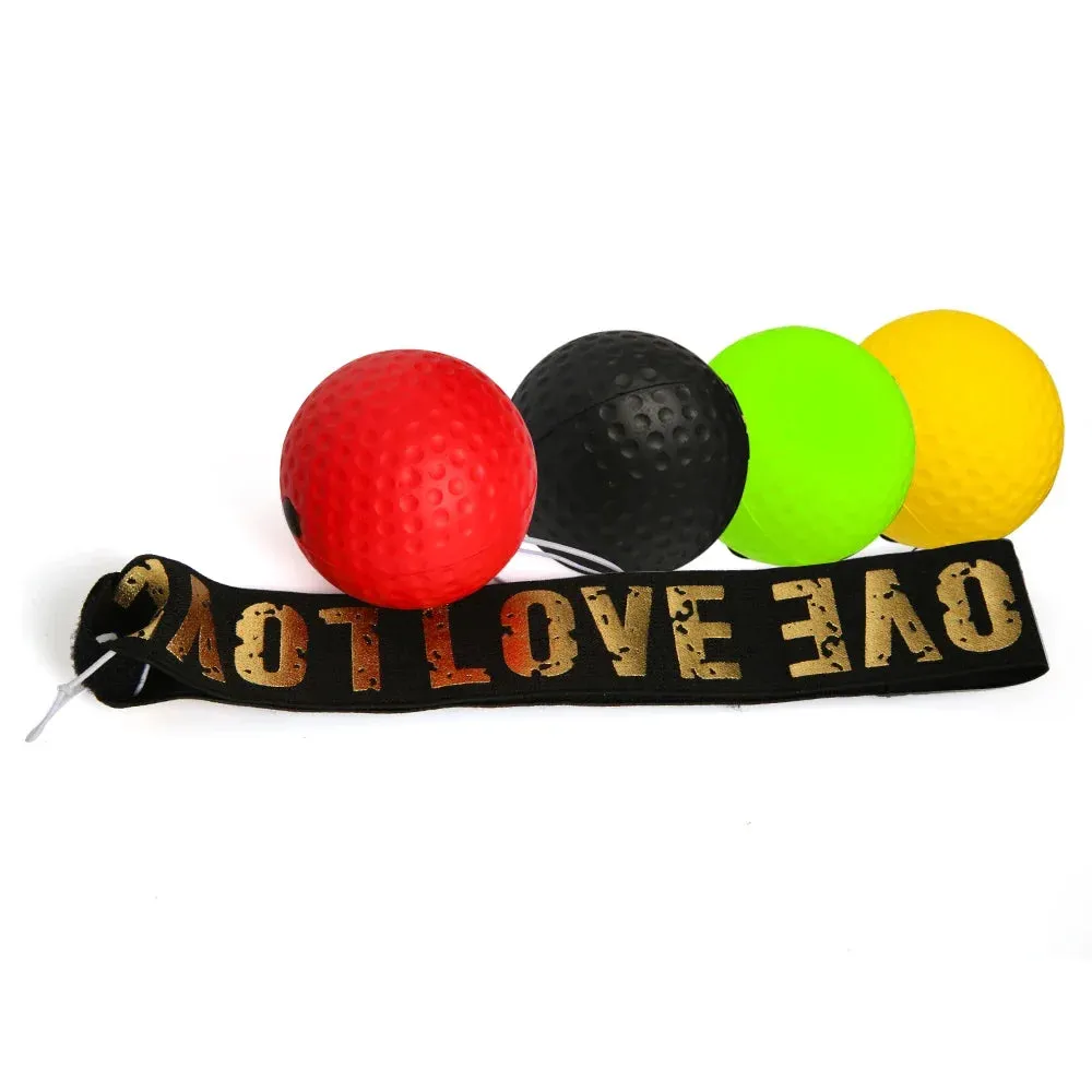 Head-Mounted Boxing Speed Ball - PU Punch Ball for MMA Sanda Training