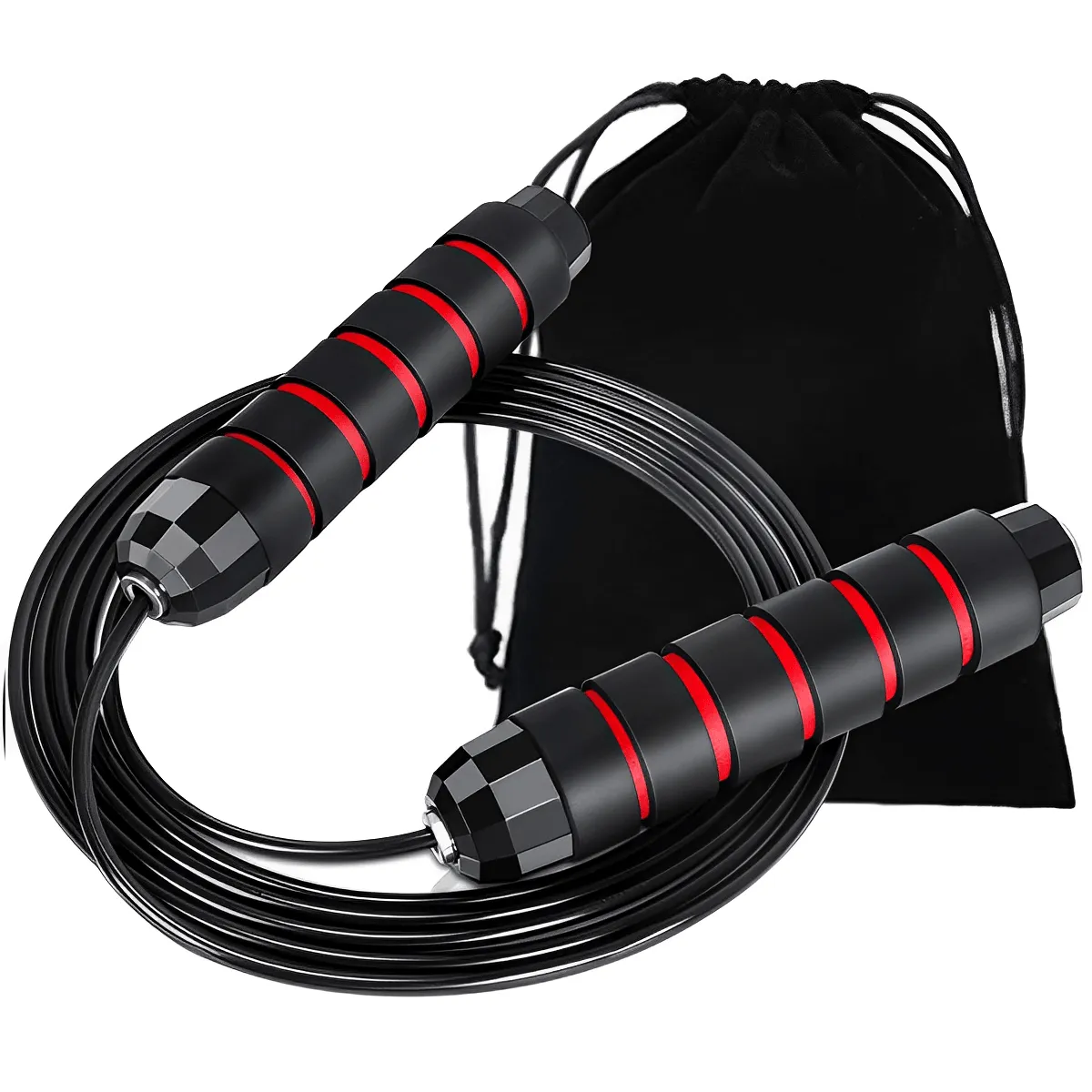 High-Speed Steele Jump Rope with Bearings, Premium Quality
