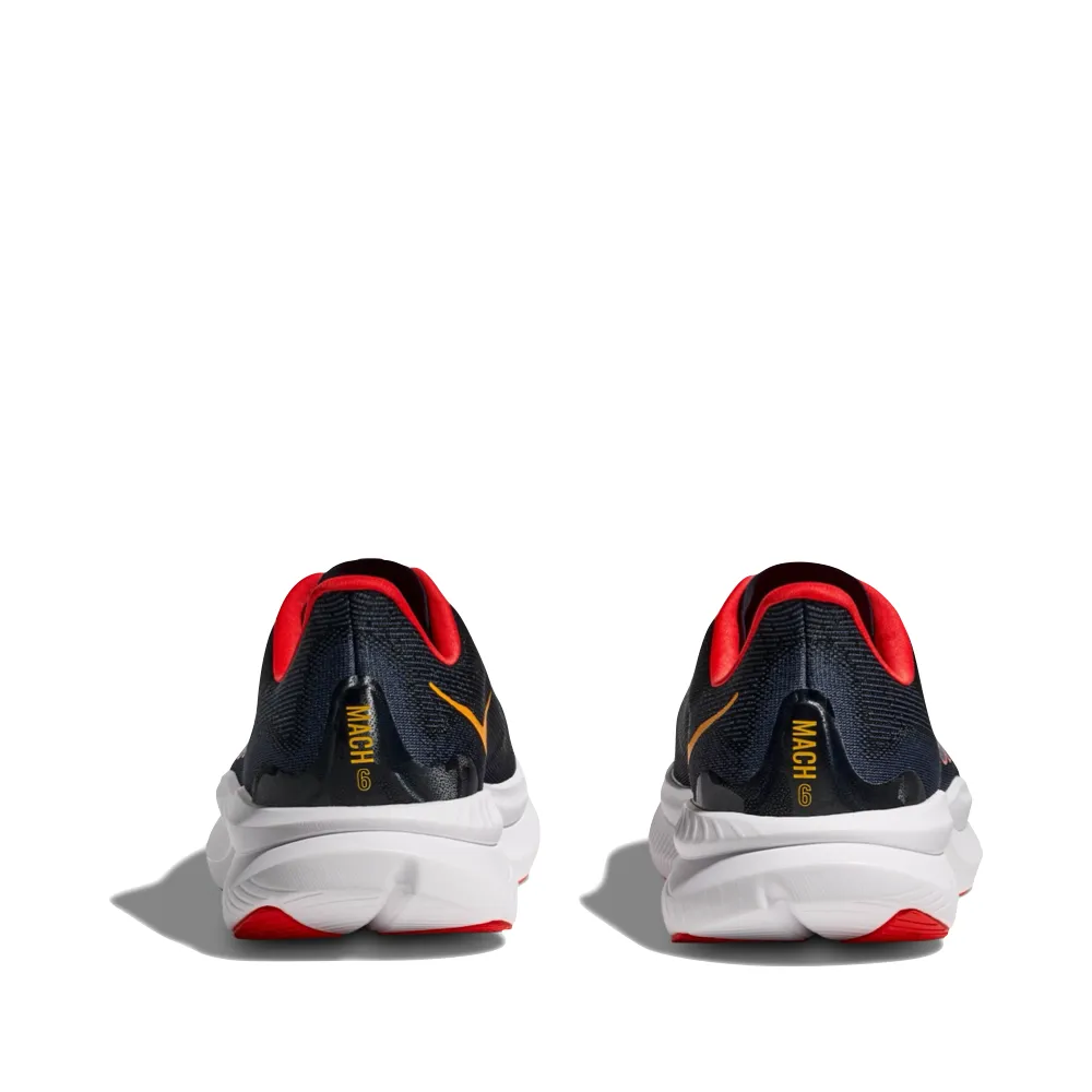 Hoka Men's Mach 6 Sneaker in Varsity Navy/Nautical Dusk