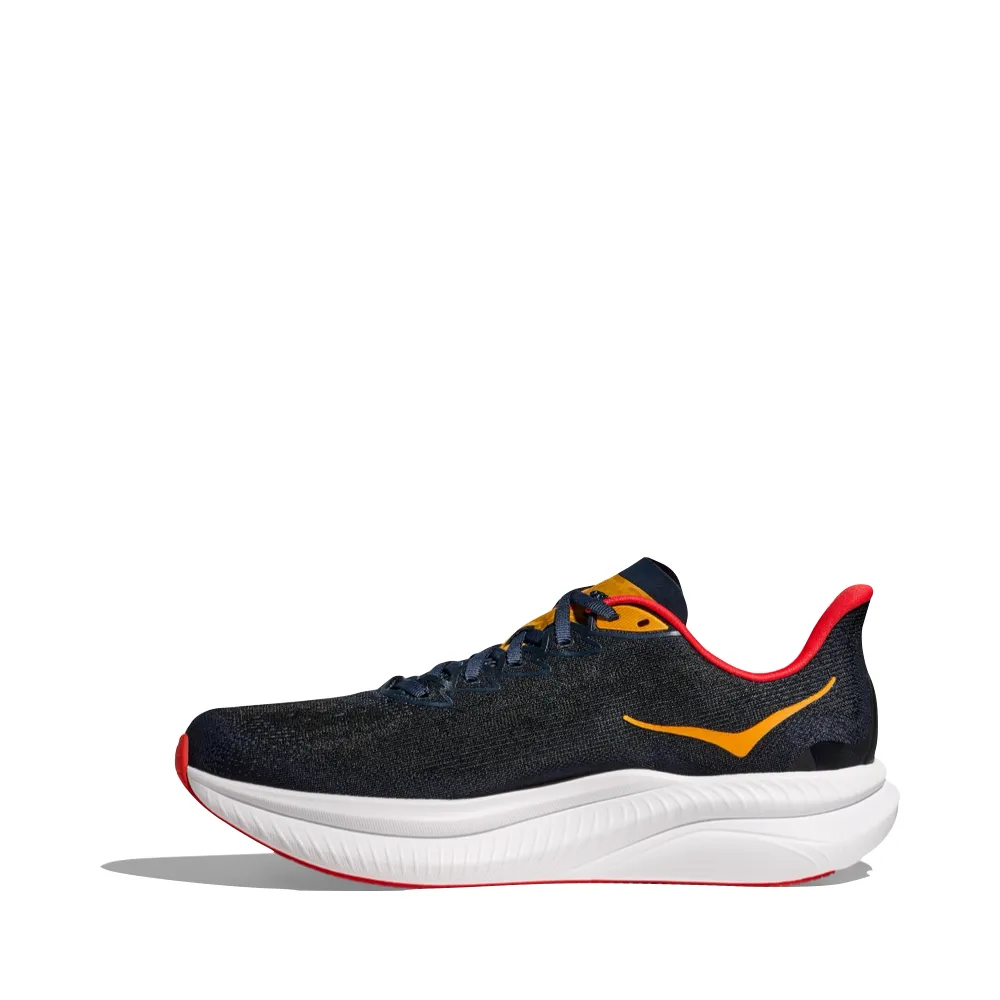 Hoka Men's Mach 6 Sneaker in Varsity Navy/Nautical Dusk